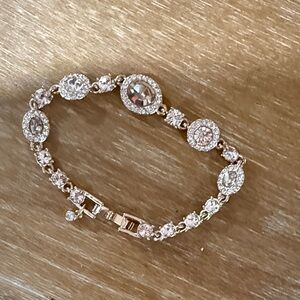 Givenchy Rose gold tone  Crystal Bracelet